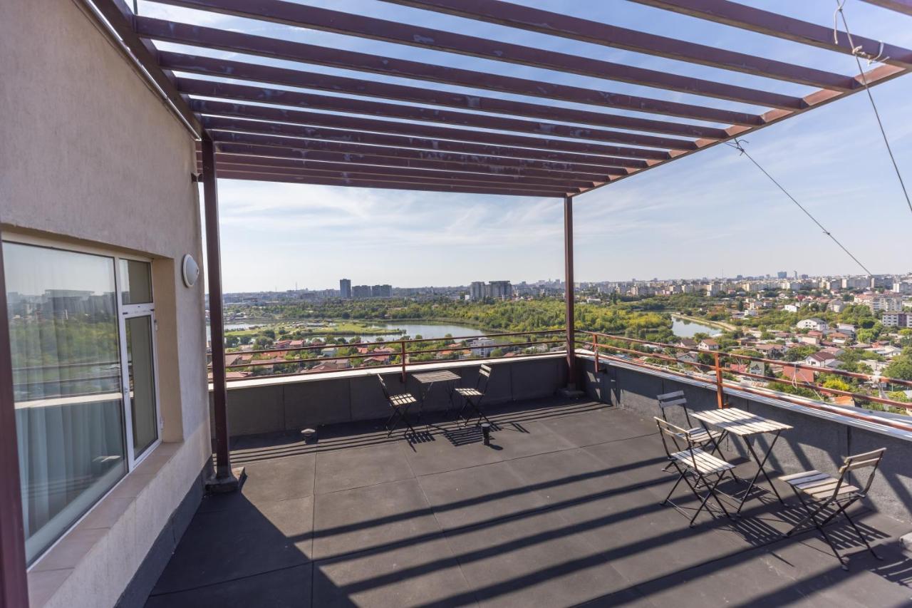 Aparthotel Sir Fundeni Tower Bukarest Kültér fotó
