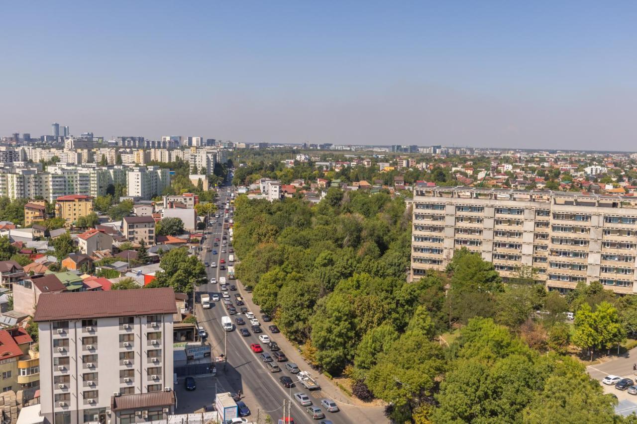 Aparthotel Sir Fundeni Tower Bukarest Kültér fotó